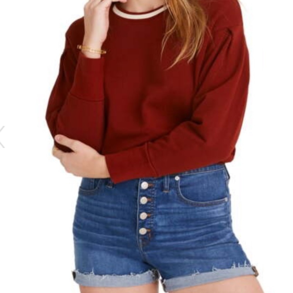 Madewell High rise denim shorts